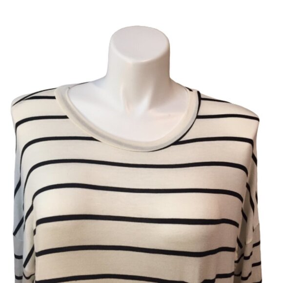 Watermelon black and white striped top size 1XL 1X - Picture 2 of 6